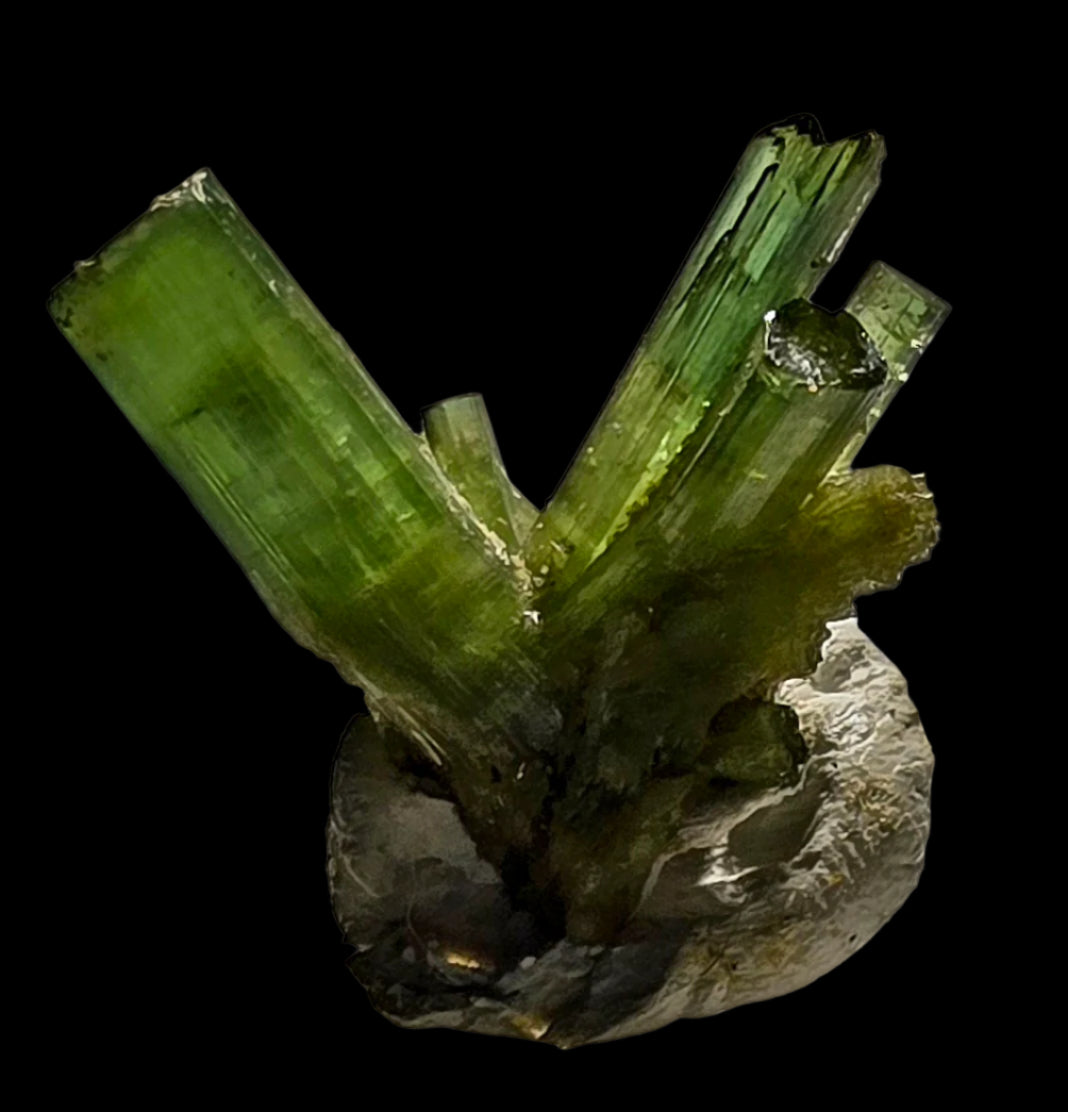 TOURMALINE CLUSTER GREEN (miniature)