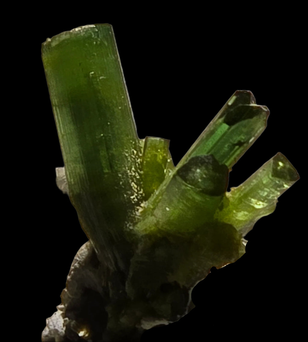 TOURMALINE CLUSTER GREEN (miniature)