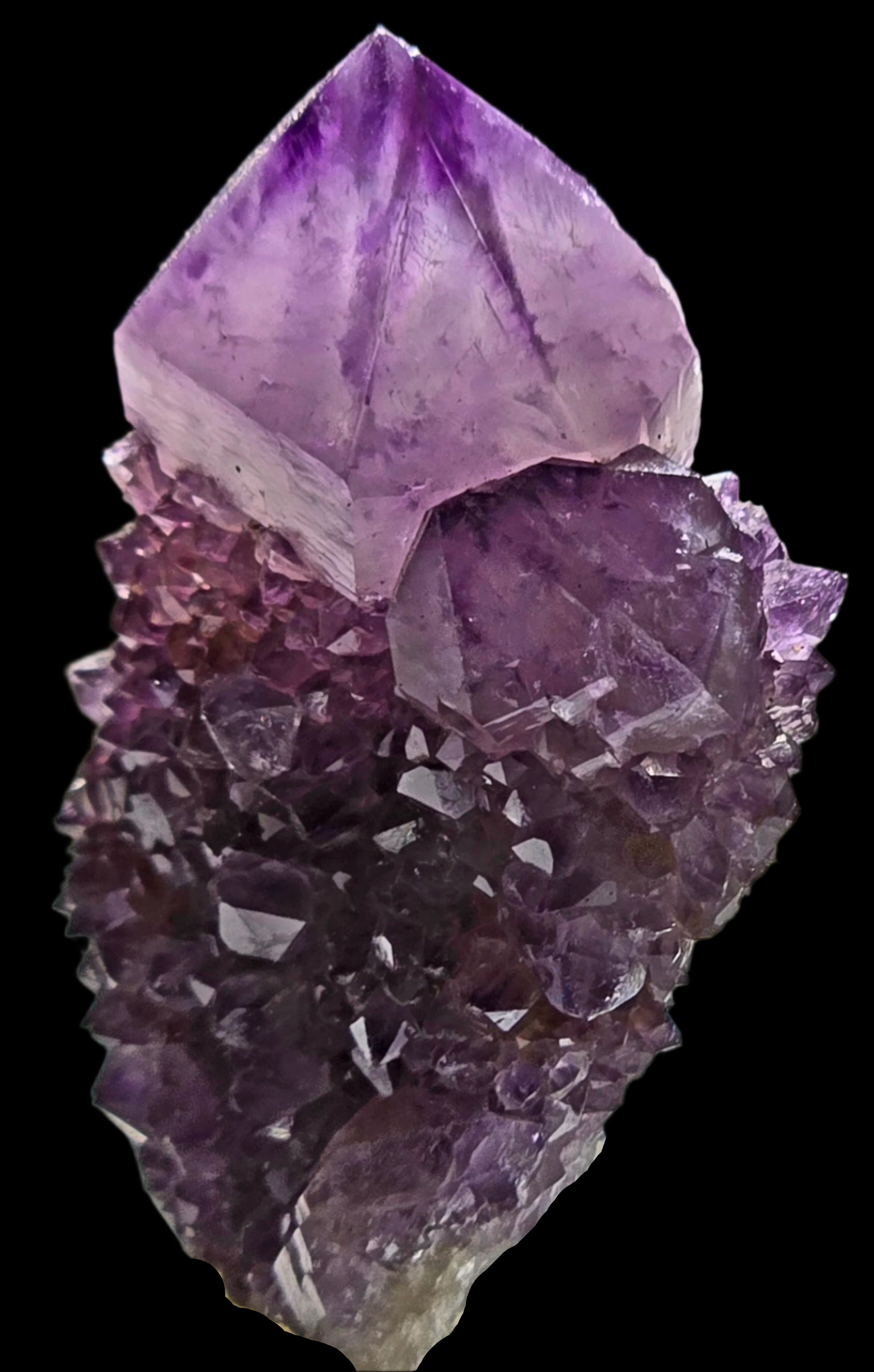QUARTZ, Amethyst, Cactus (miniature)