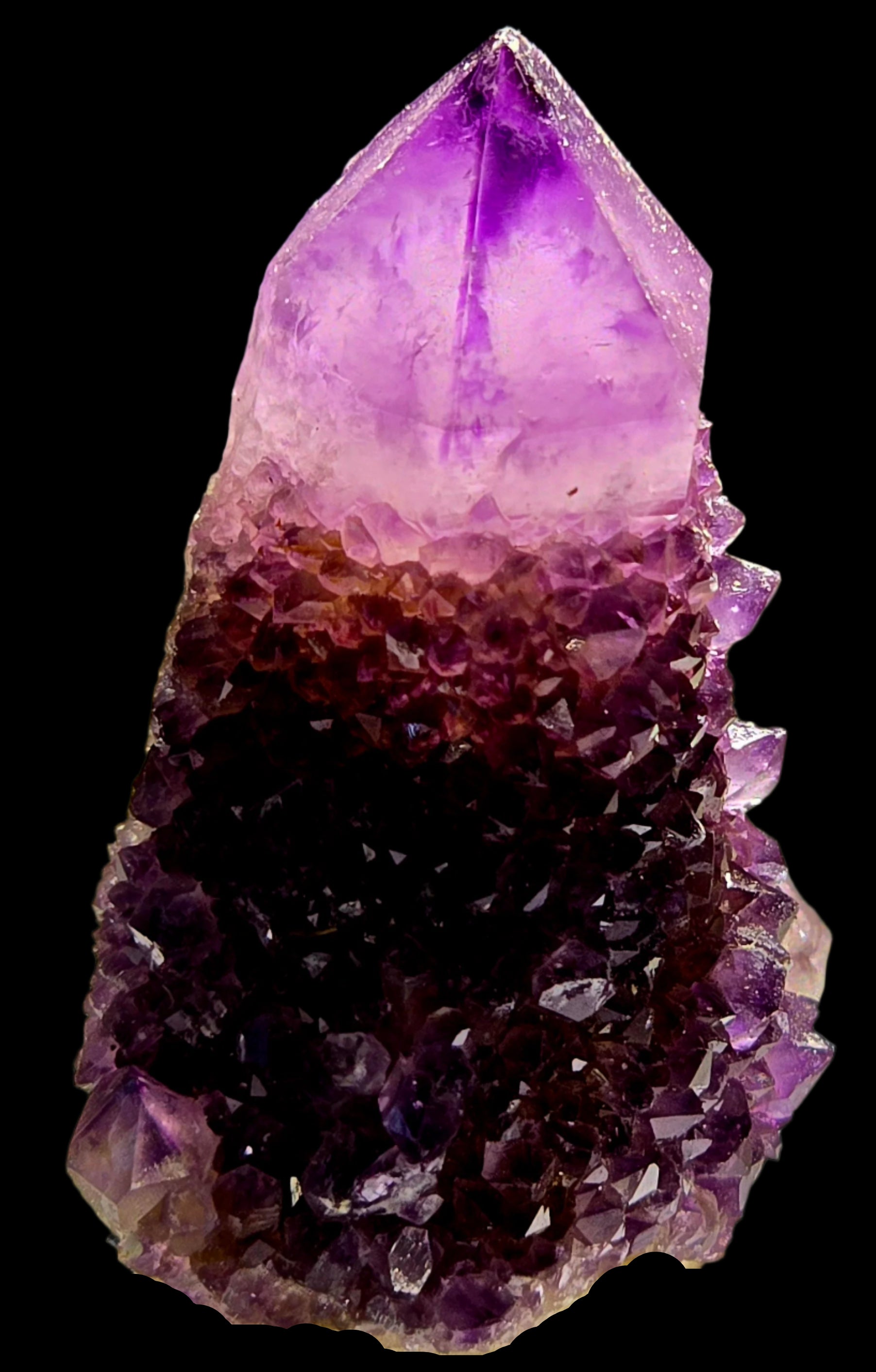 QUARTZ, Amethyst, Cactus (miniature)