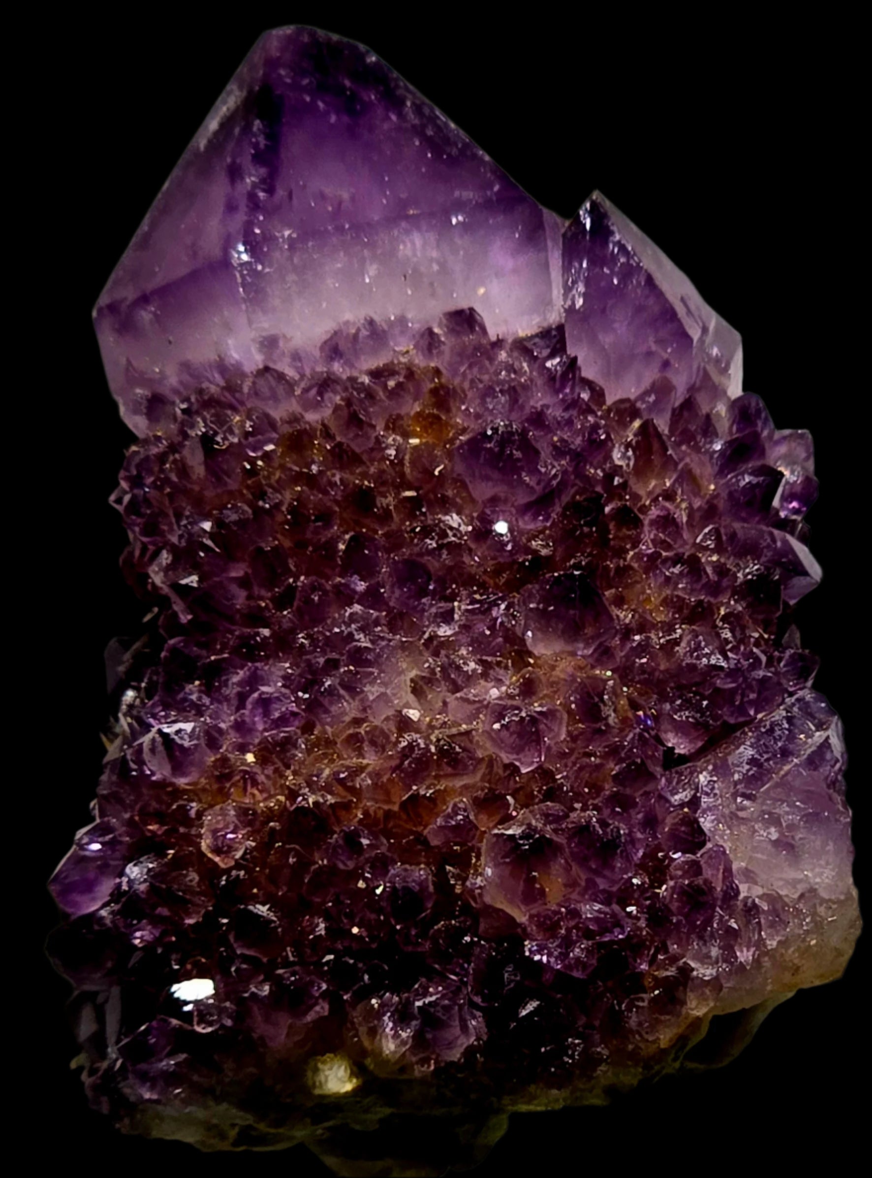 QUARTZ, Amethyst, Cactus (miniature)