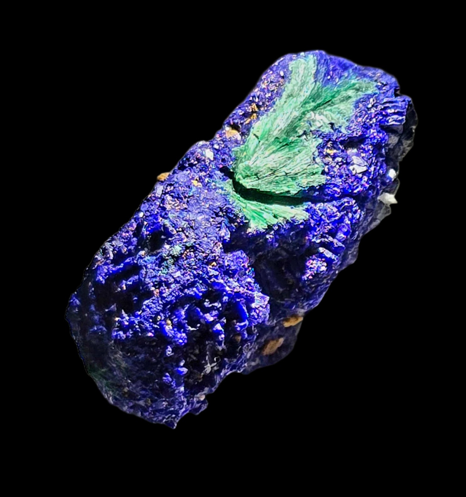AZURITE with MALACHITE (miniature)
