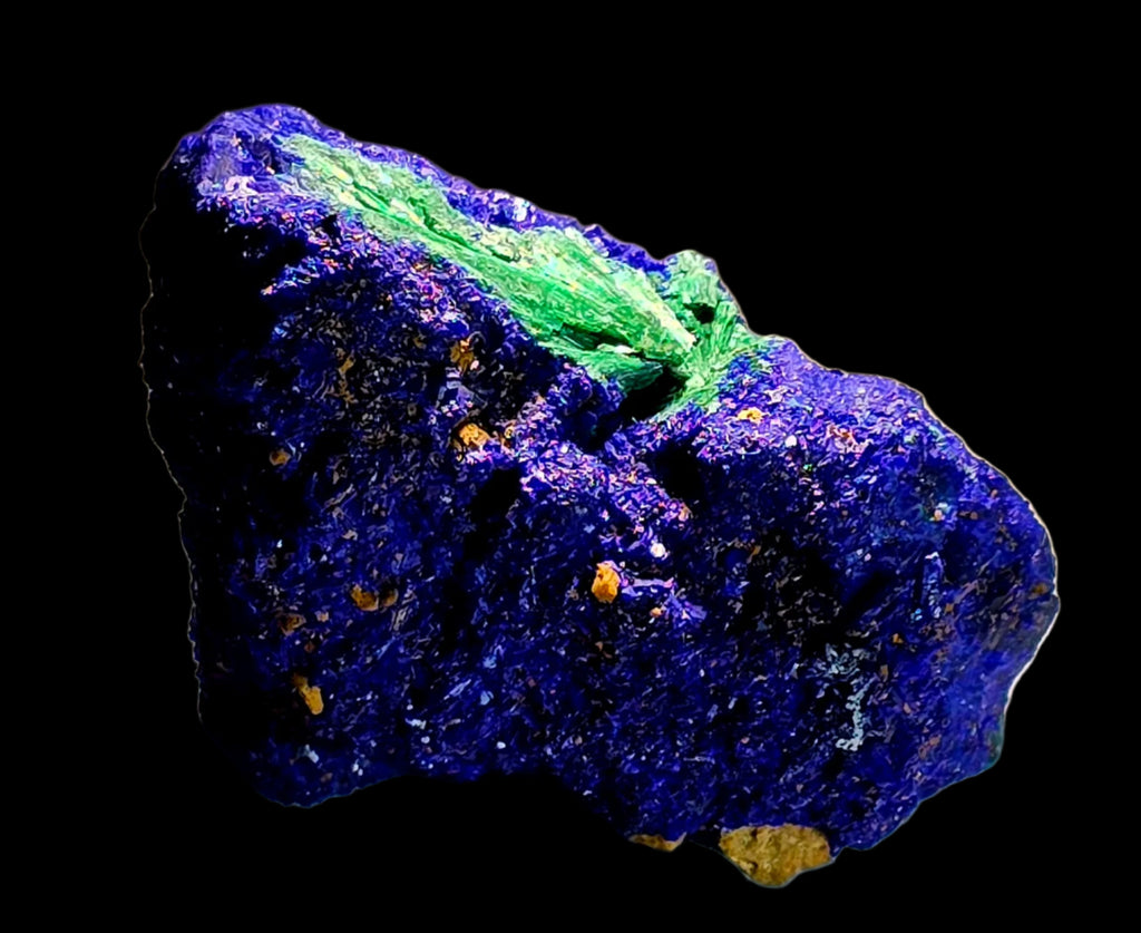 AZURITE with MALACHITE (miniature)