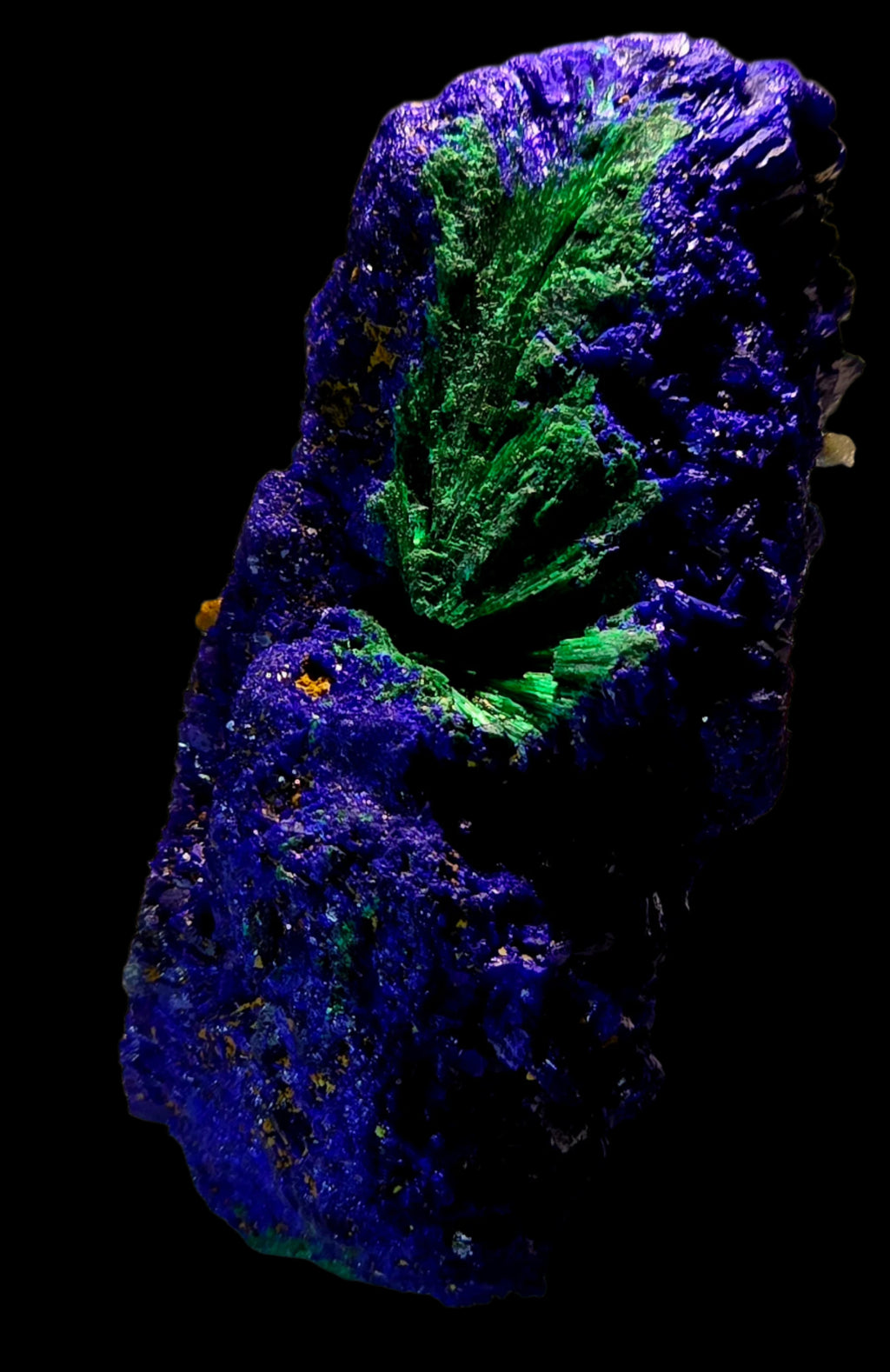 AZURITE with MALACHITE (miniature)