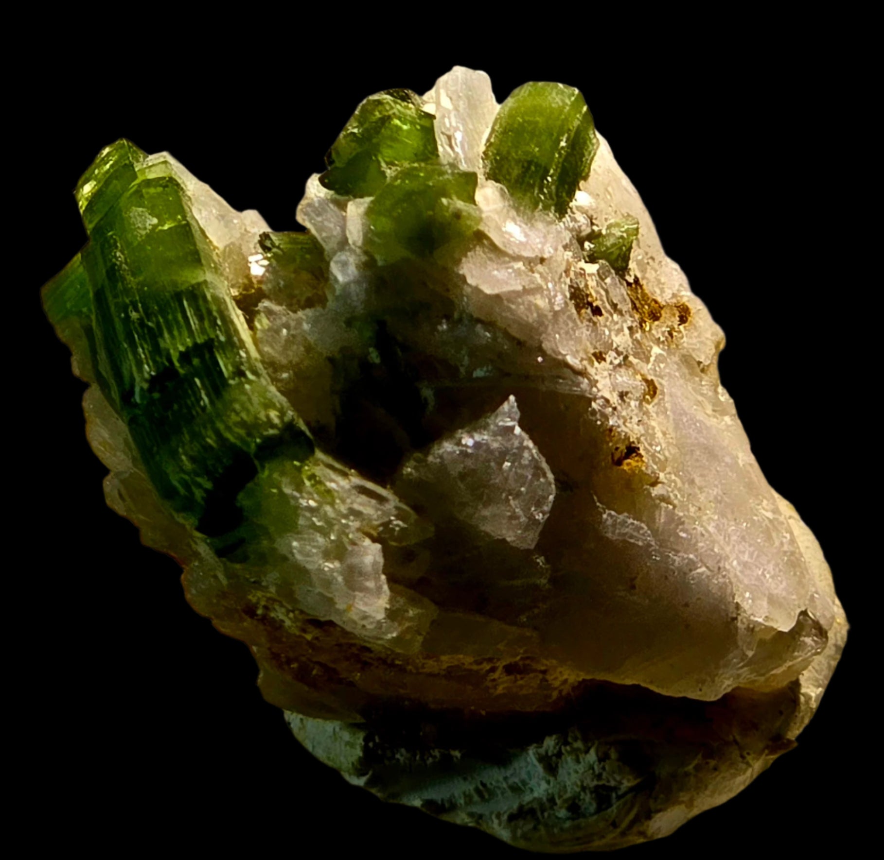 TOURMALINE on QUARTZ (thumbnail)