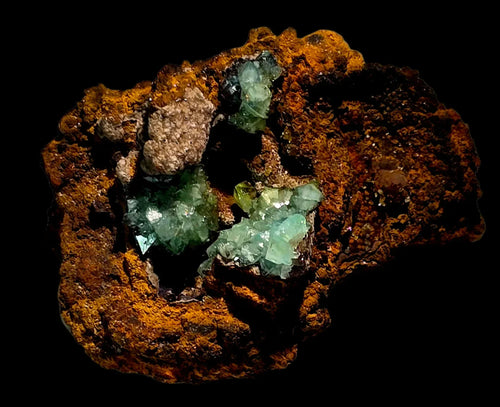 VARIÉTÉ ADAMITE CUPROADAMITE, MINA OJUELA, MAPIMI, MUN. DE MAPIMI, DURANGO, MEXIQUE (miniature)
