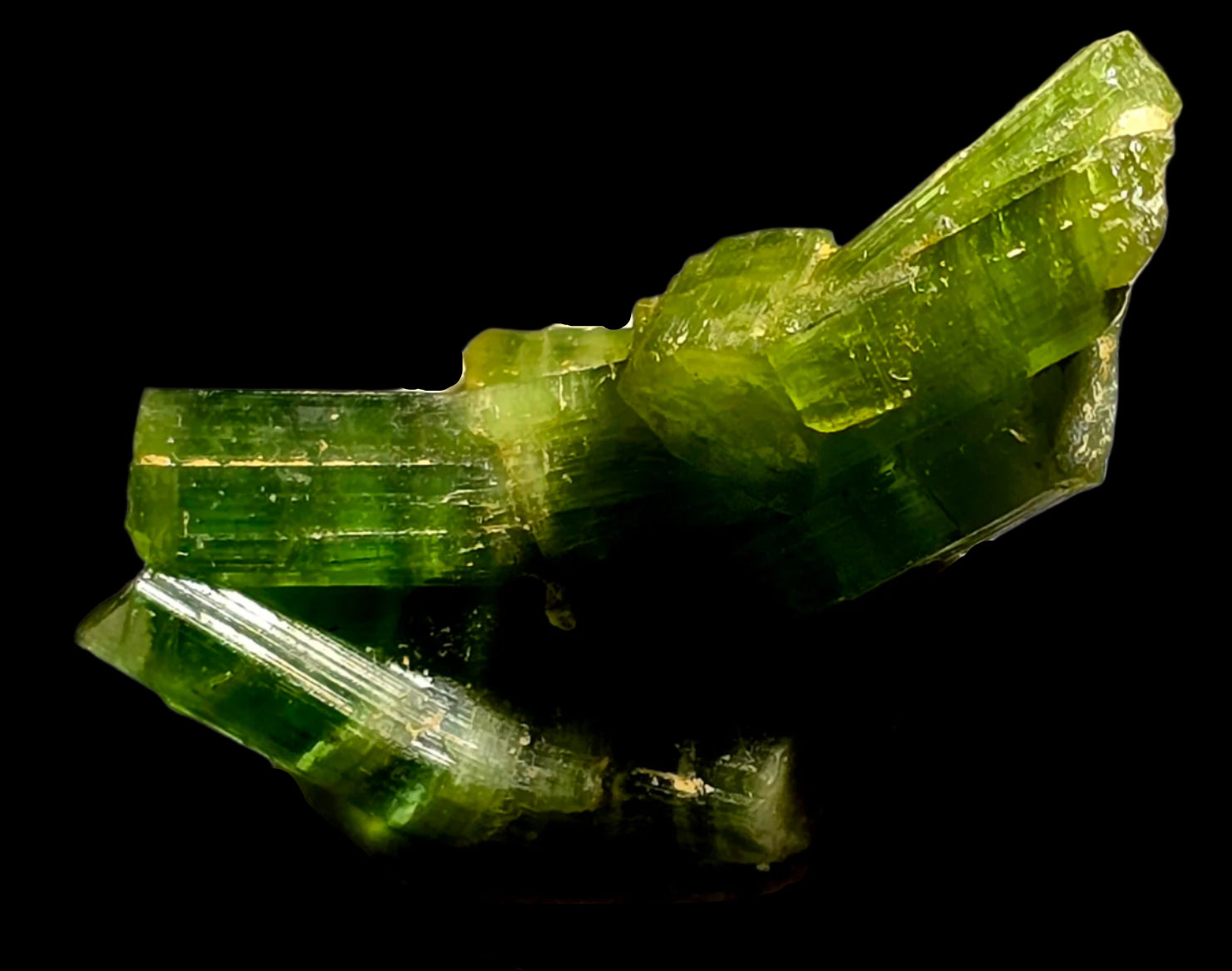 TOURMALINE CLUSTER BENDED GREEN (thumbnail)