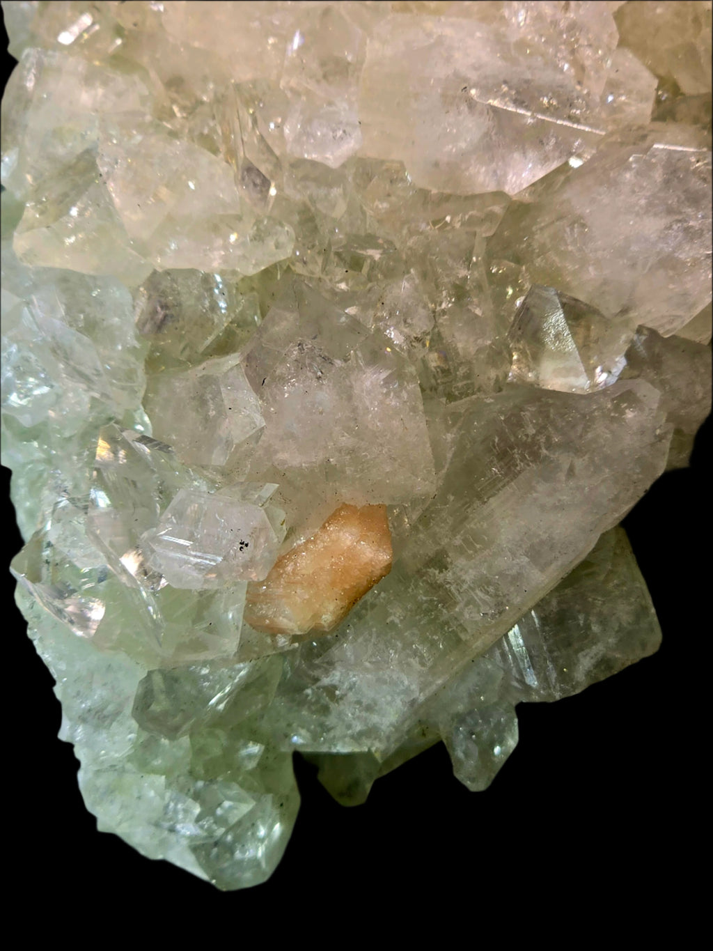 APOPHILLITE with STILBITE (cabinet)