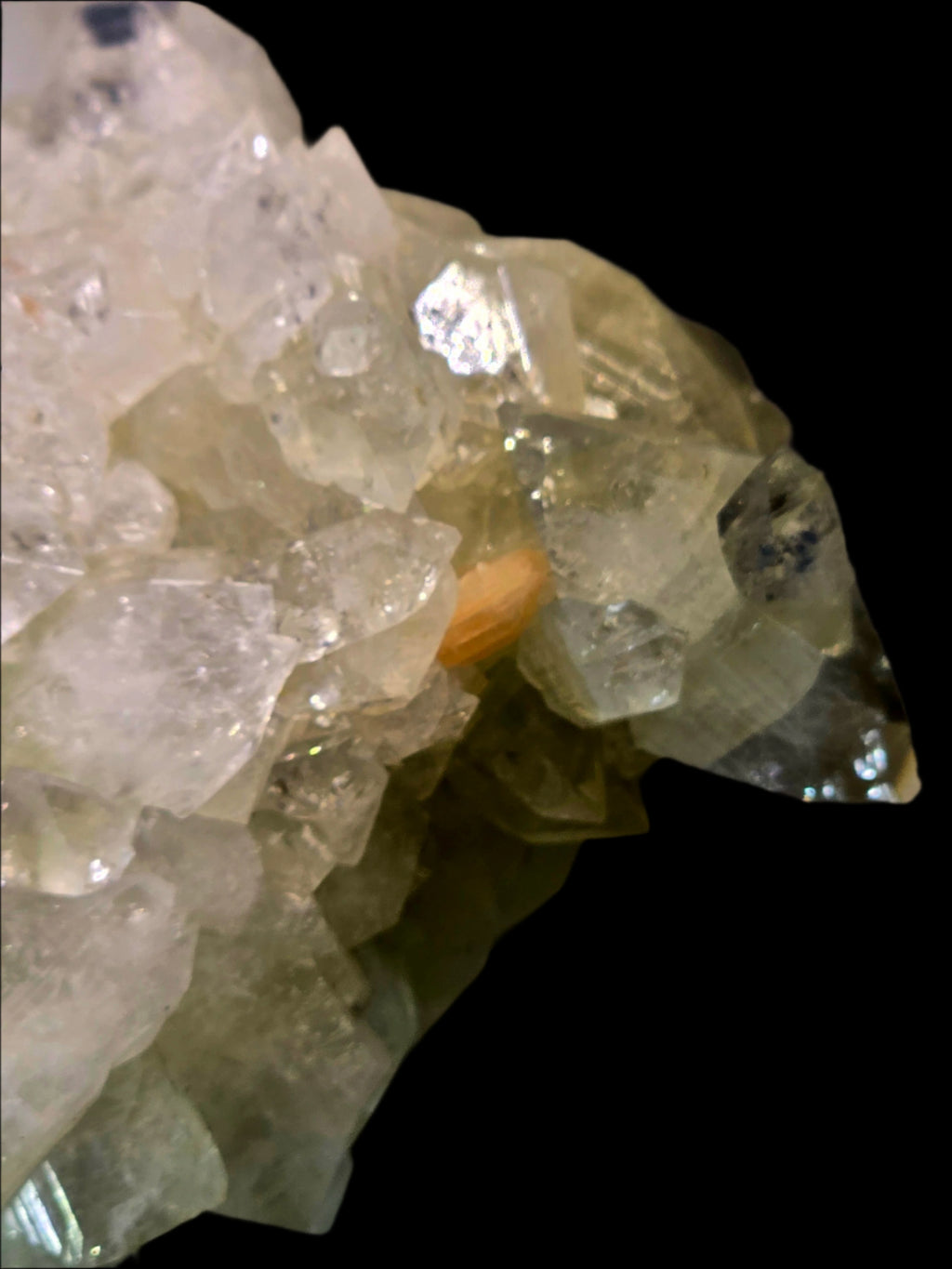 APOPHILLITE with STILBITE (cabinet)