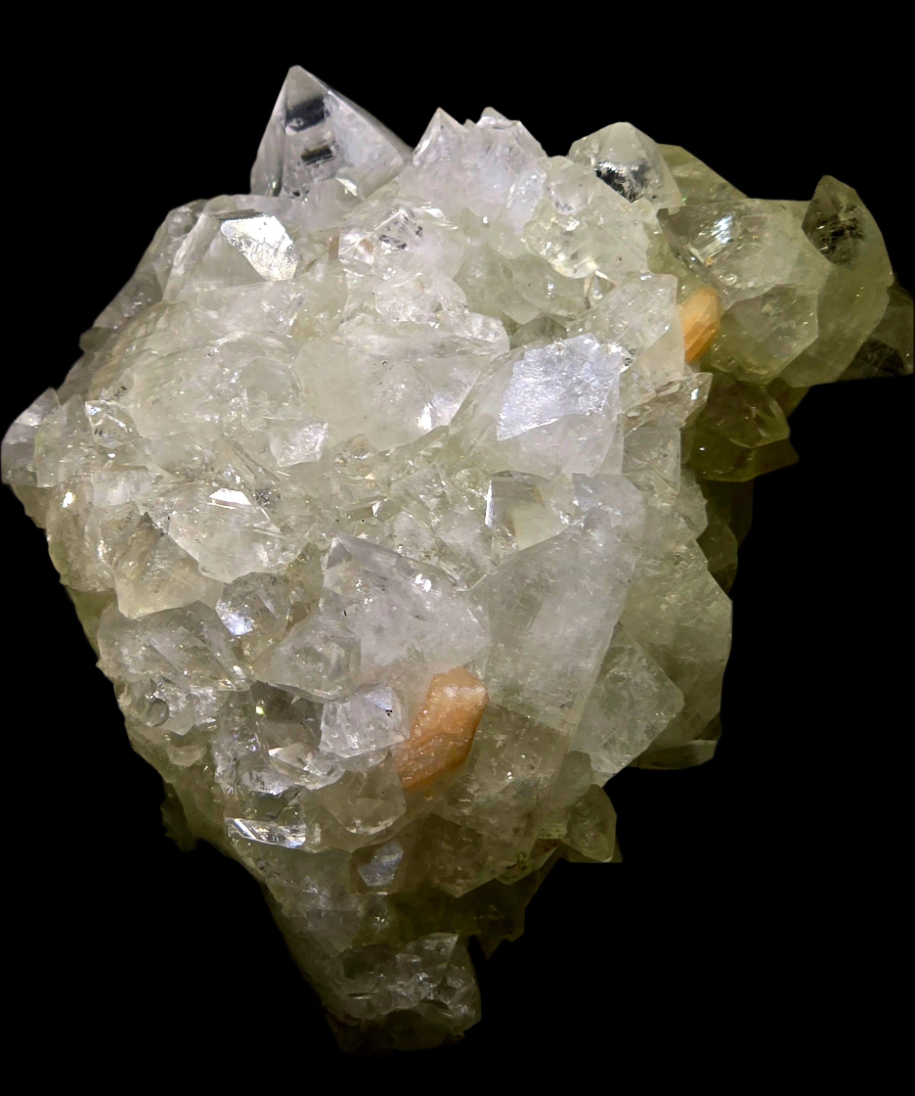 APOPHILLITE with STILBITE (cabinet)