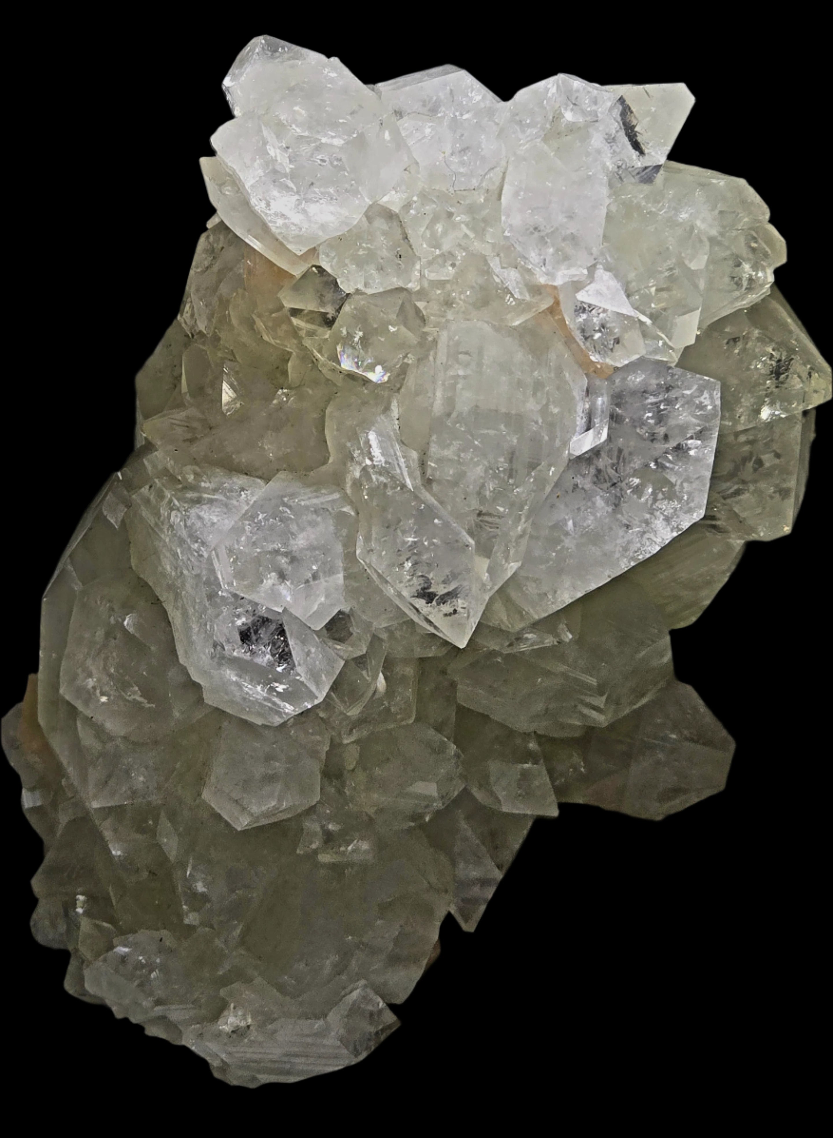 APOPHILLITE with STILBITE (cabinet)