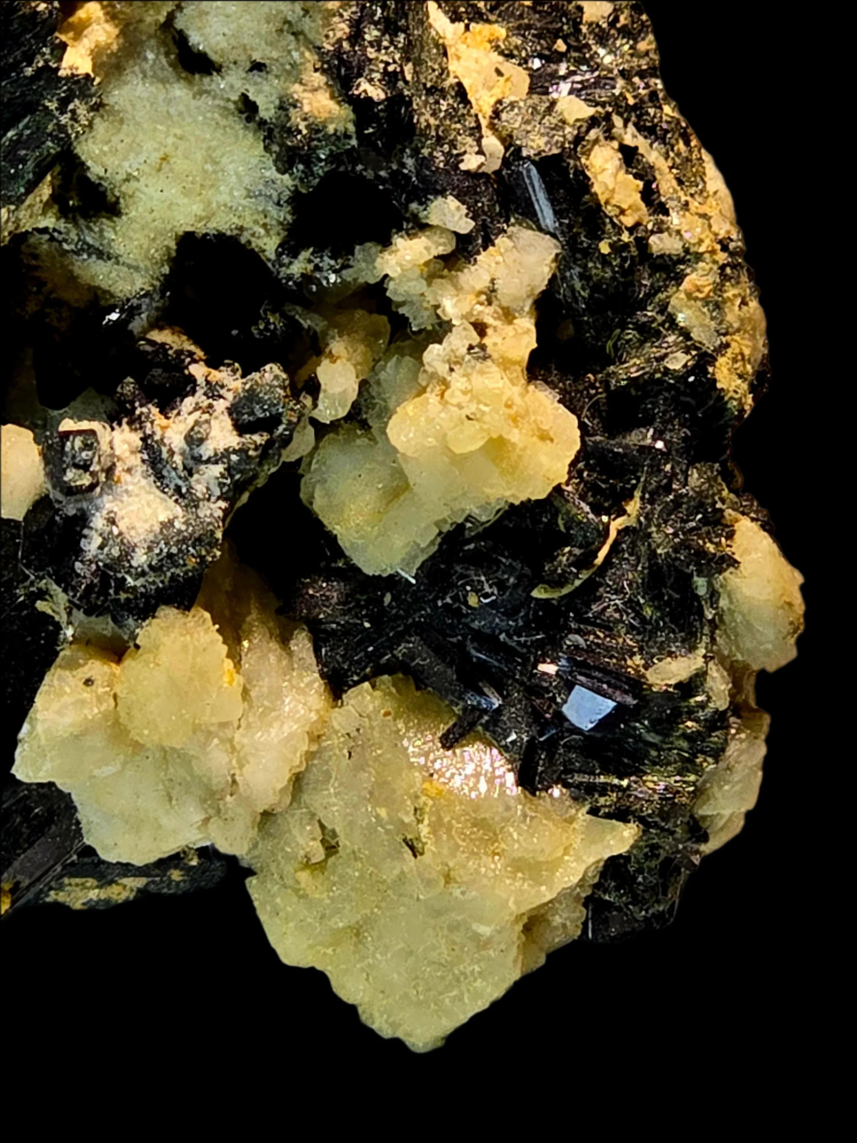 Calcite with Pyrite & Quartz specimen from classic locality, mineral collector's display piece