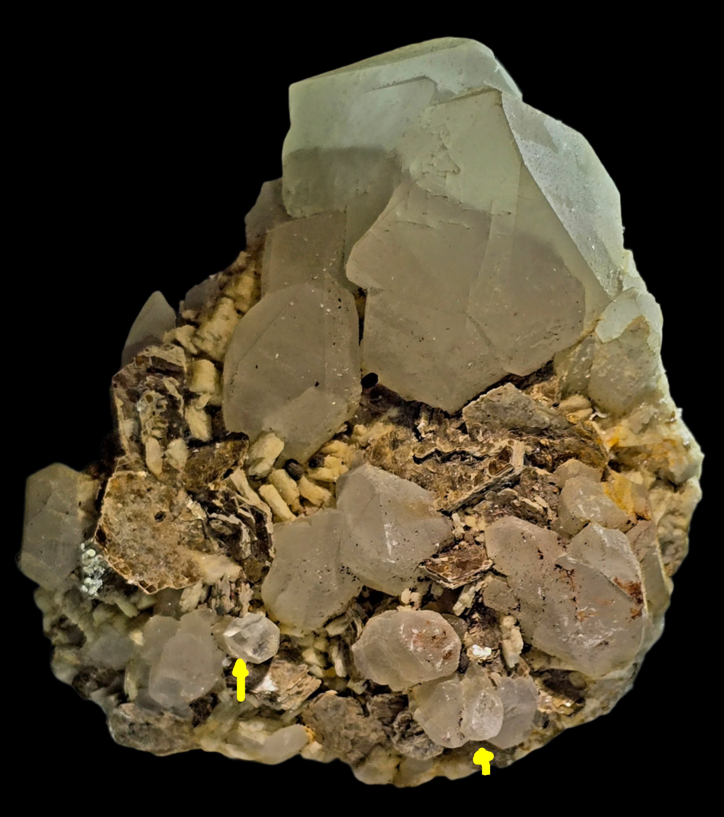 TOPAZ with QUARTZ and MUSCOVITE (small cabinet)