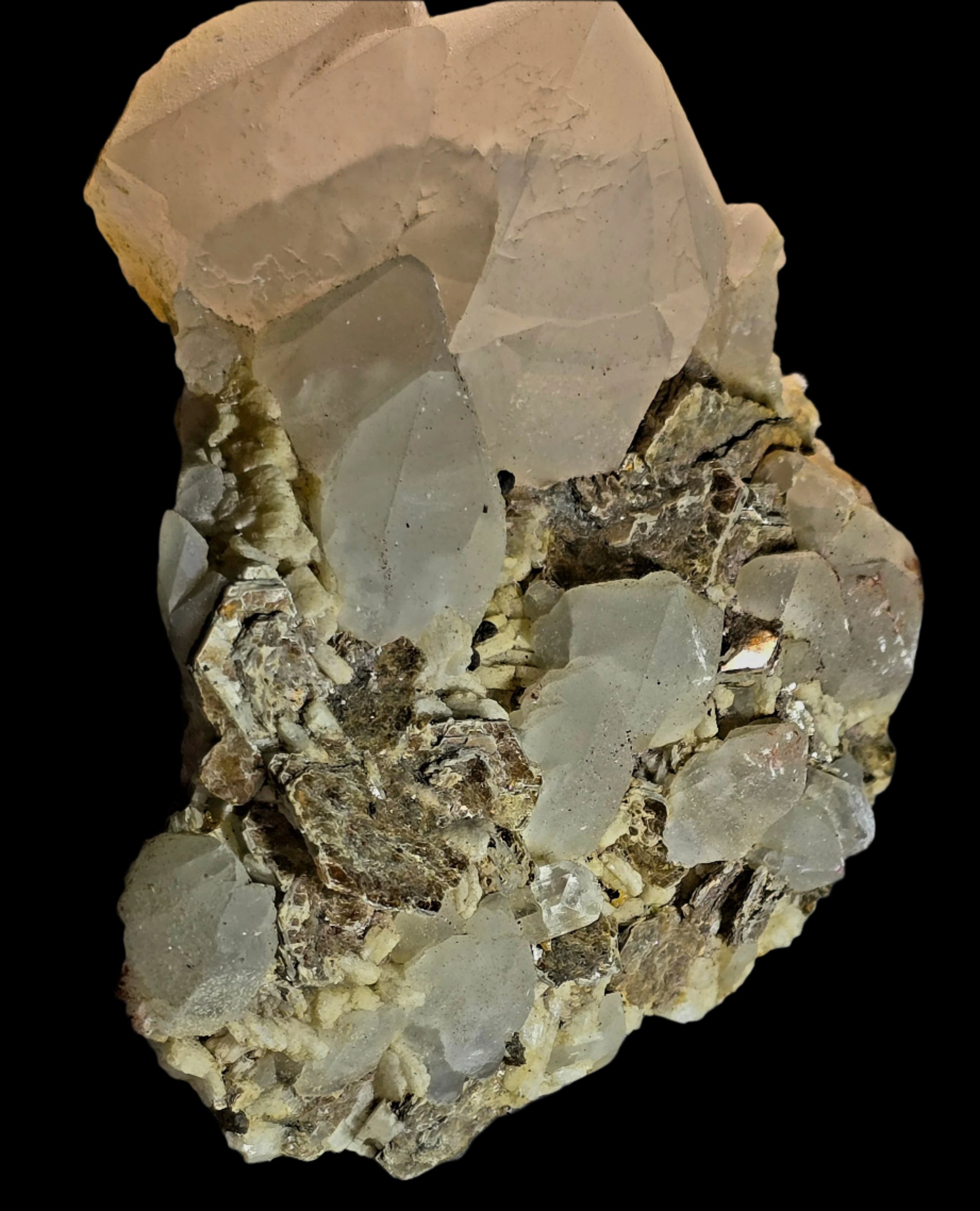 TOPAZ with QUARTZ and MUSCOVITE (small cabinet)