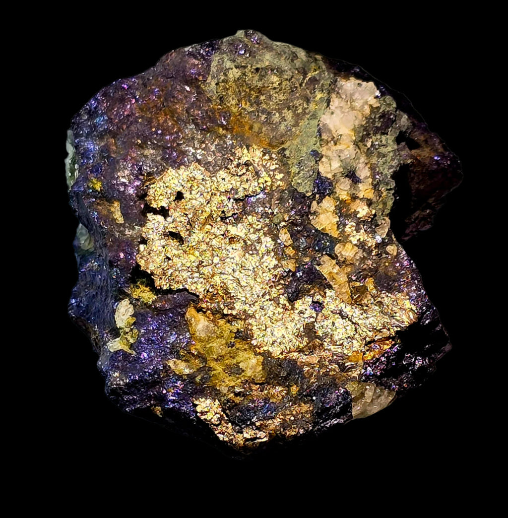 SILVER, PLATINUM and PALLADIUM on bornite (small cabinet)