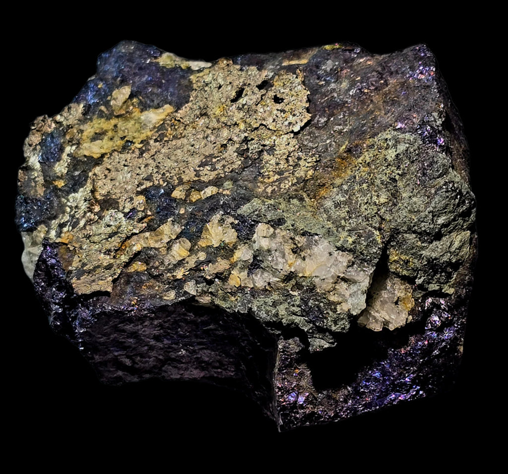 SILVER, PLATINUM and PALLADIUM on bornite (small cabinet)