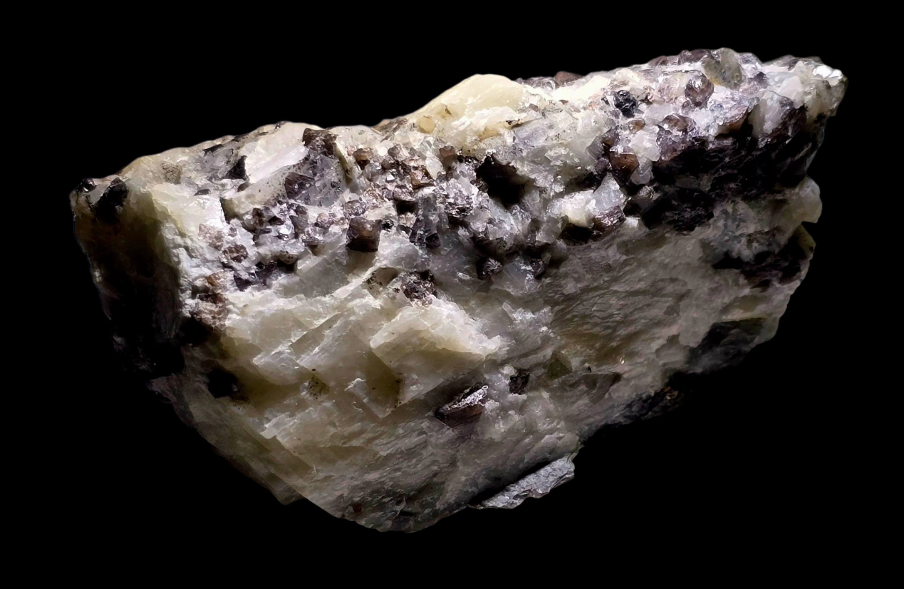 PYRRHOTITE with SPINEL and CALCITE (small cabinet)