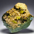 Vibrant yellow crystals on matrix, mineral specimen from classic locality, ideal for collectors