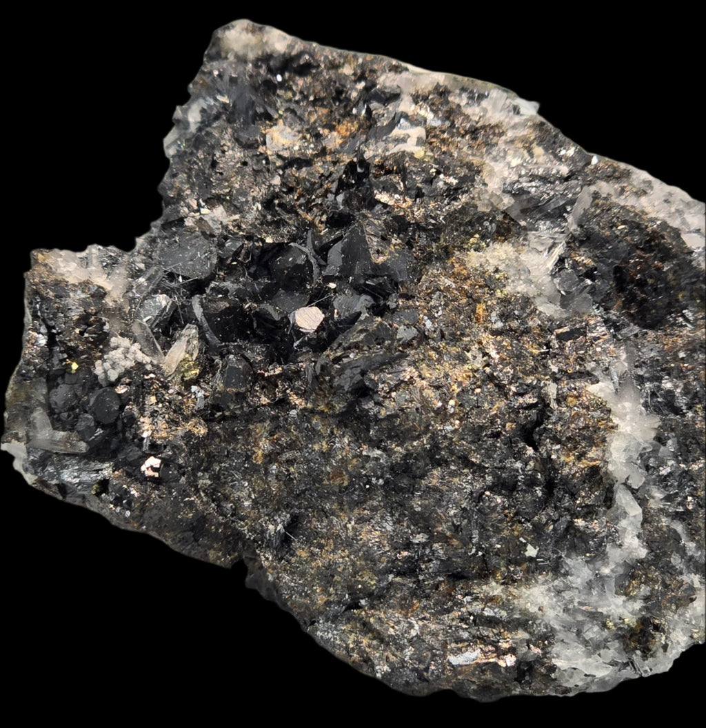 JAMESONITE (small cabinet) domingite, comuccite, pfaffite,axotomous antimony glance