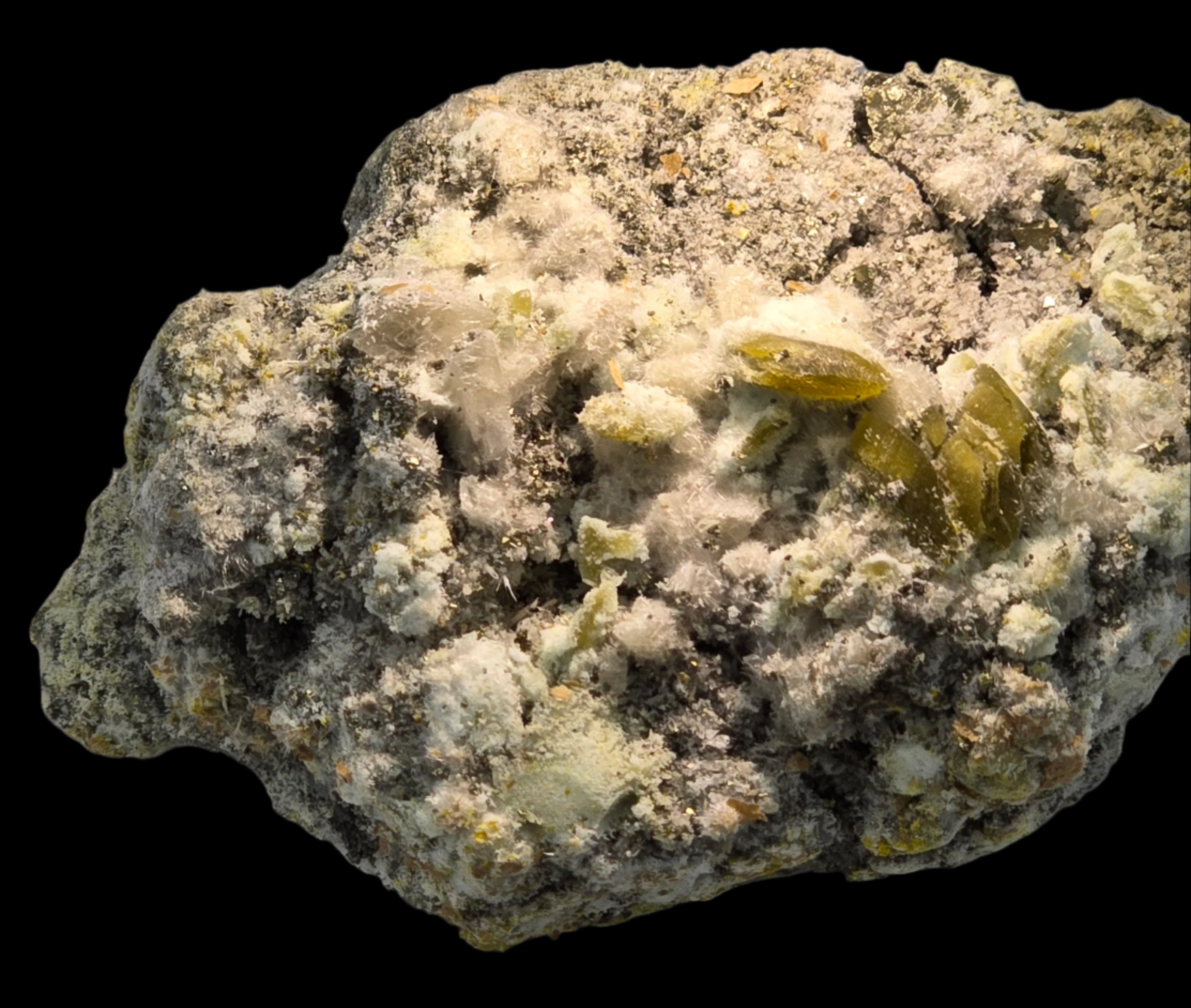 AUGELITE (small cabinet, micro crystals too)