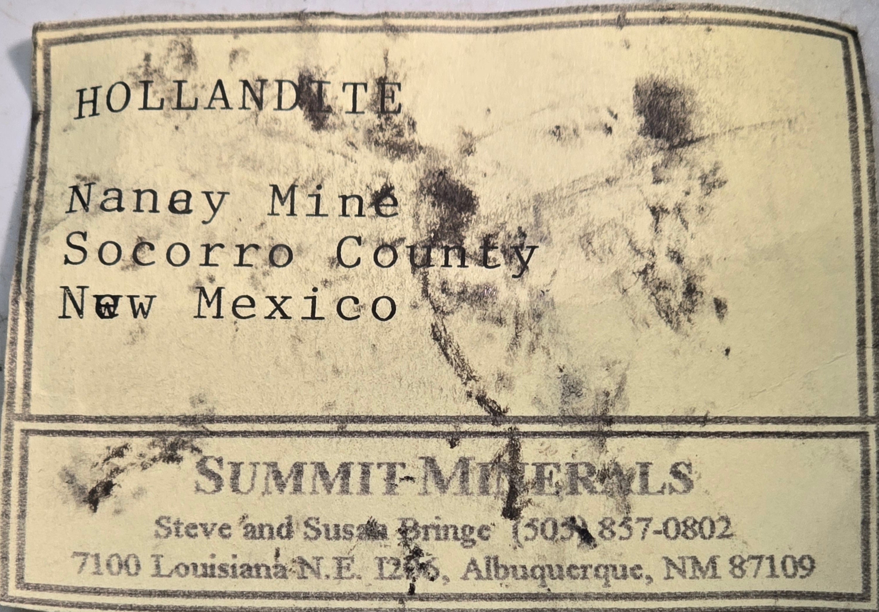 HOLLANDITE (miniature)