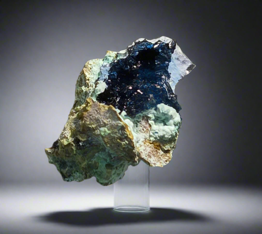 CLINOCLASE (alternative names Clinoclasite and Abichite ) MINIATURE