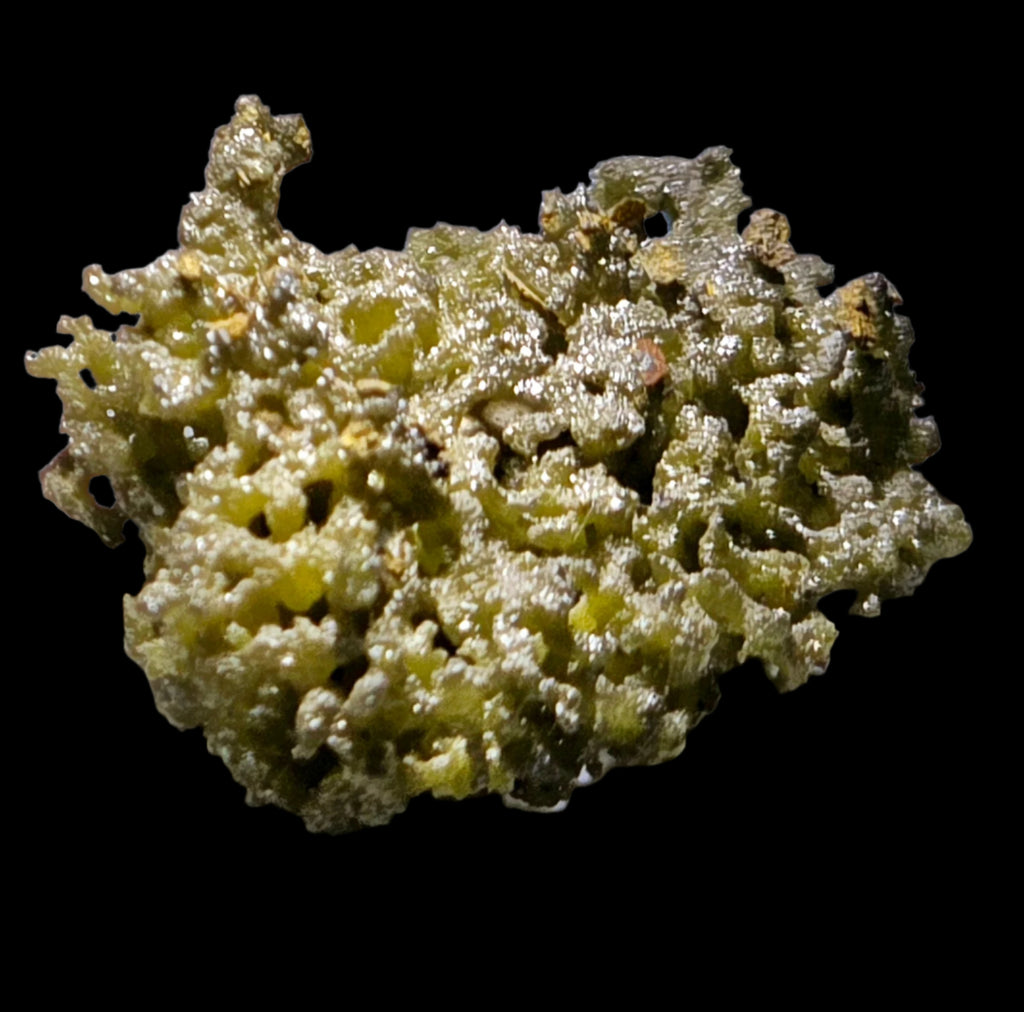 CHLOROARGYRITE VAR. BROMIAN (EMBOLITE) EXTREMELY RARE  MINIATURE