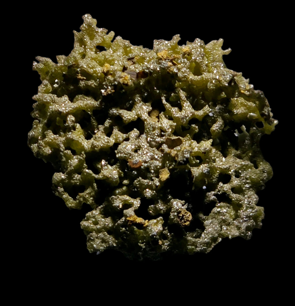 CHLOROARGYRITE VAR. BROMIAN (EMBOLITE) EXTREMELY RARE  MINIATURE