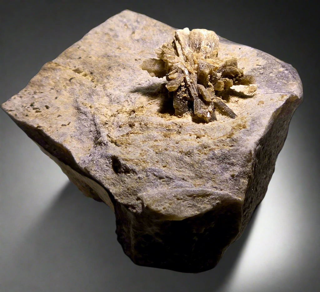 HOWLITE CRYSTALS (extremely rare) on DOLOMITE (miniature)