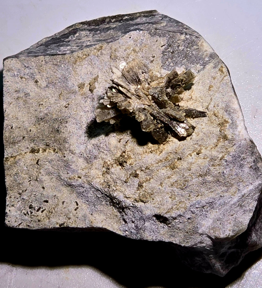 HOWLITE CRYSTALS (extremely rare) on DOLOMITE (miniature)