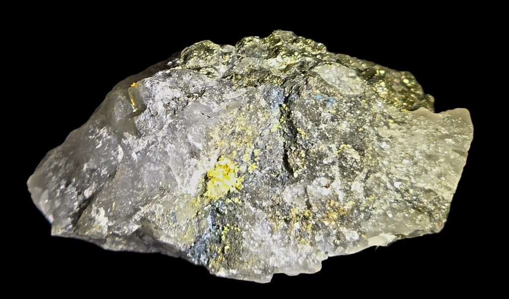 GOLD in QUARTZ (miniature)