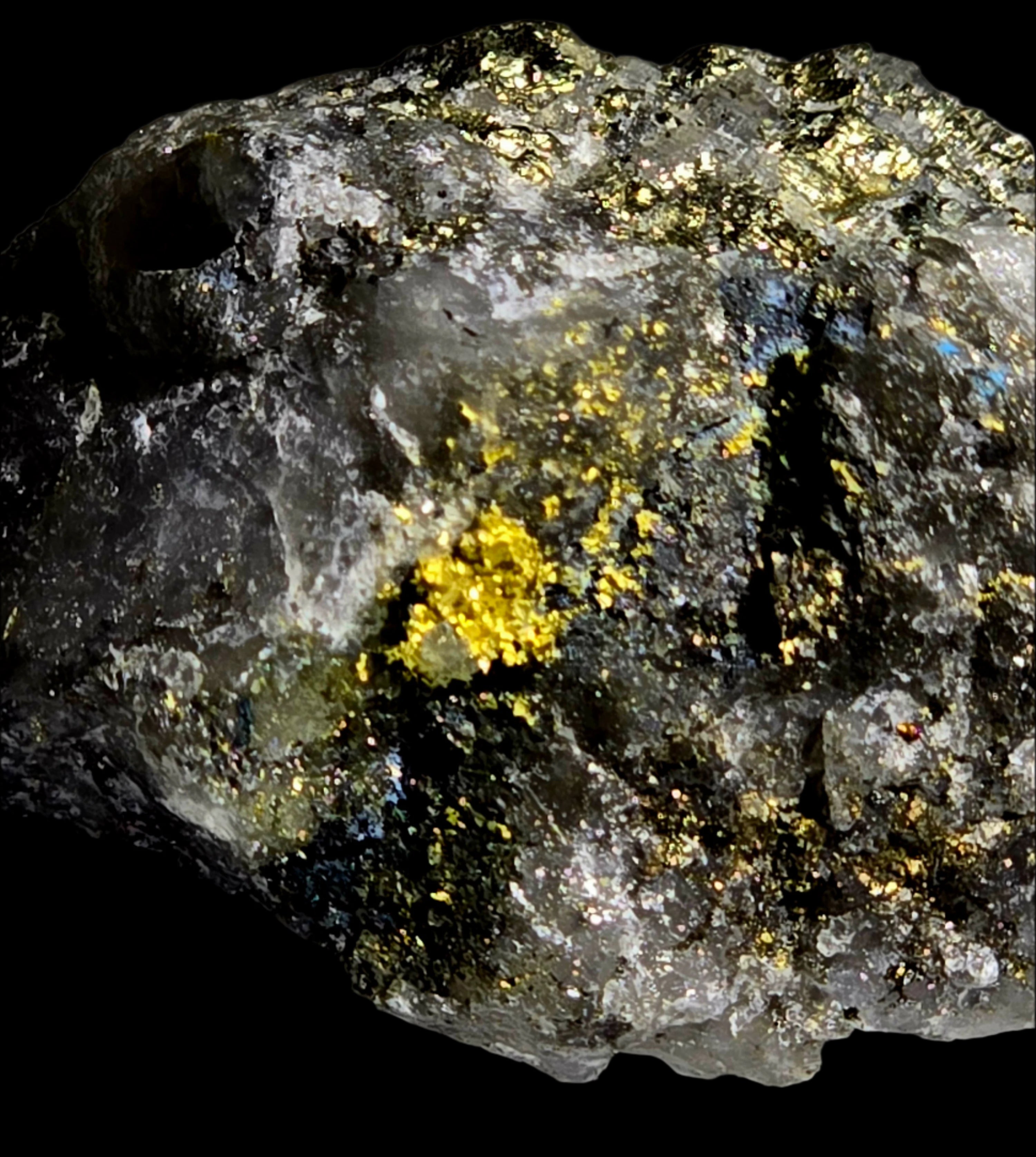 GOLD in QUARTZ (miniature)