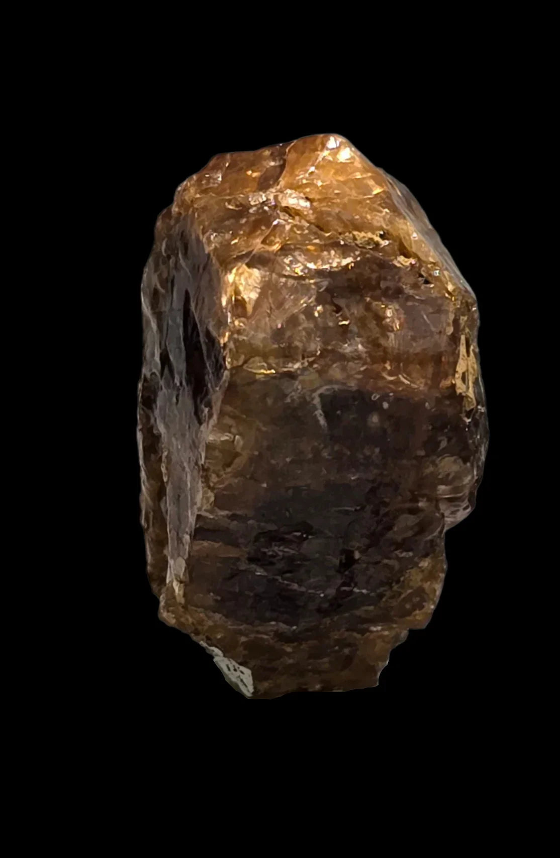 Golden Citrine Crystal Specimen from Brazil, Natural Mineral for Collectors