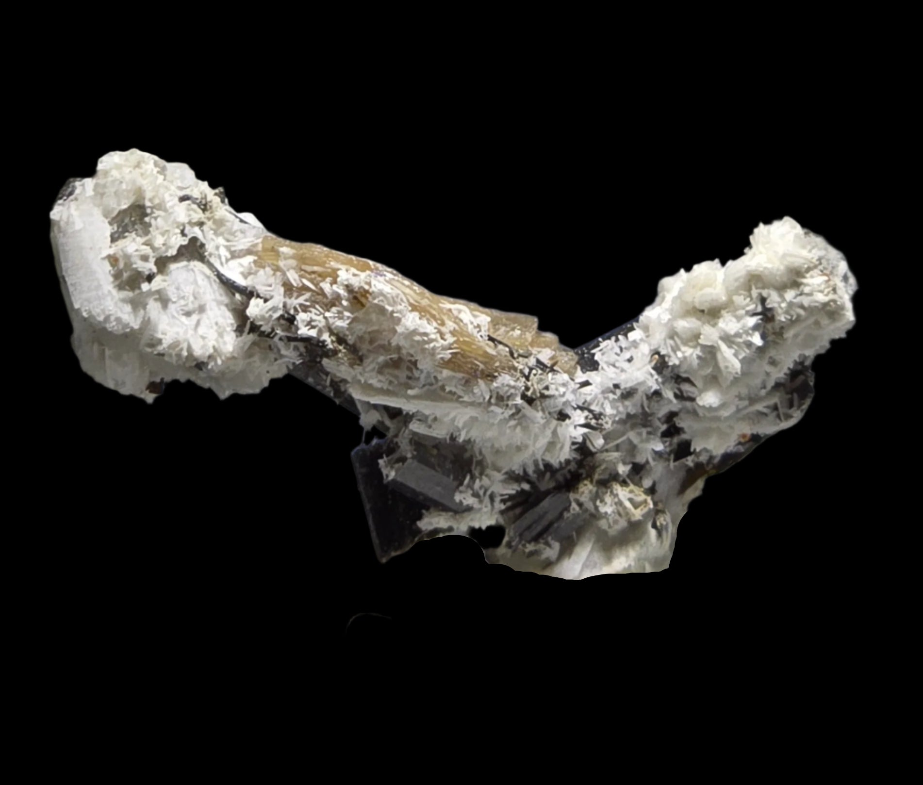 LEPIDOLITE var POLYLITHIONITE with AEGIRINE (thumbnail)
