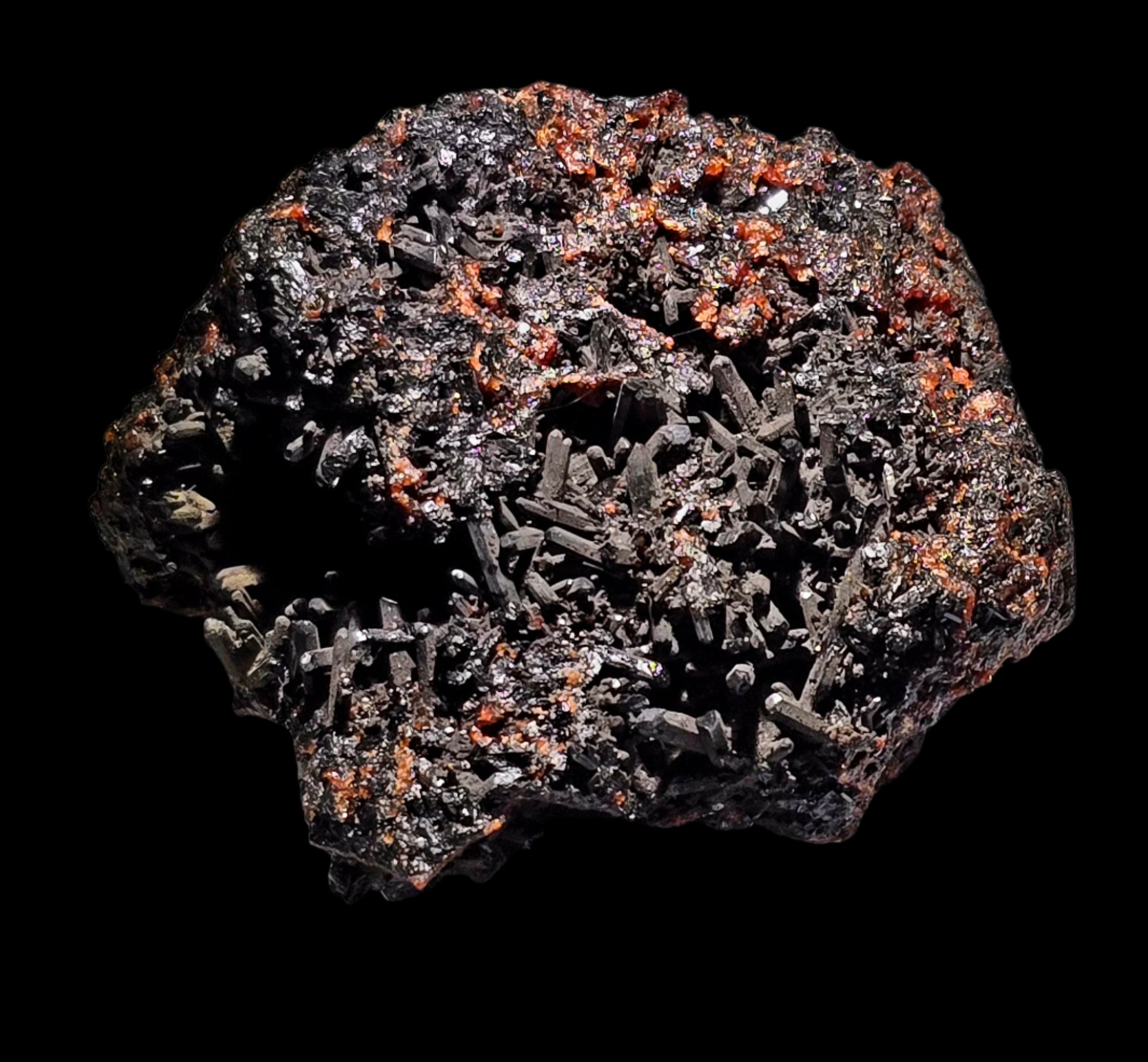 ROMANÈCHITE (PSILOMELANE)  (miniature)