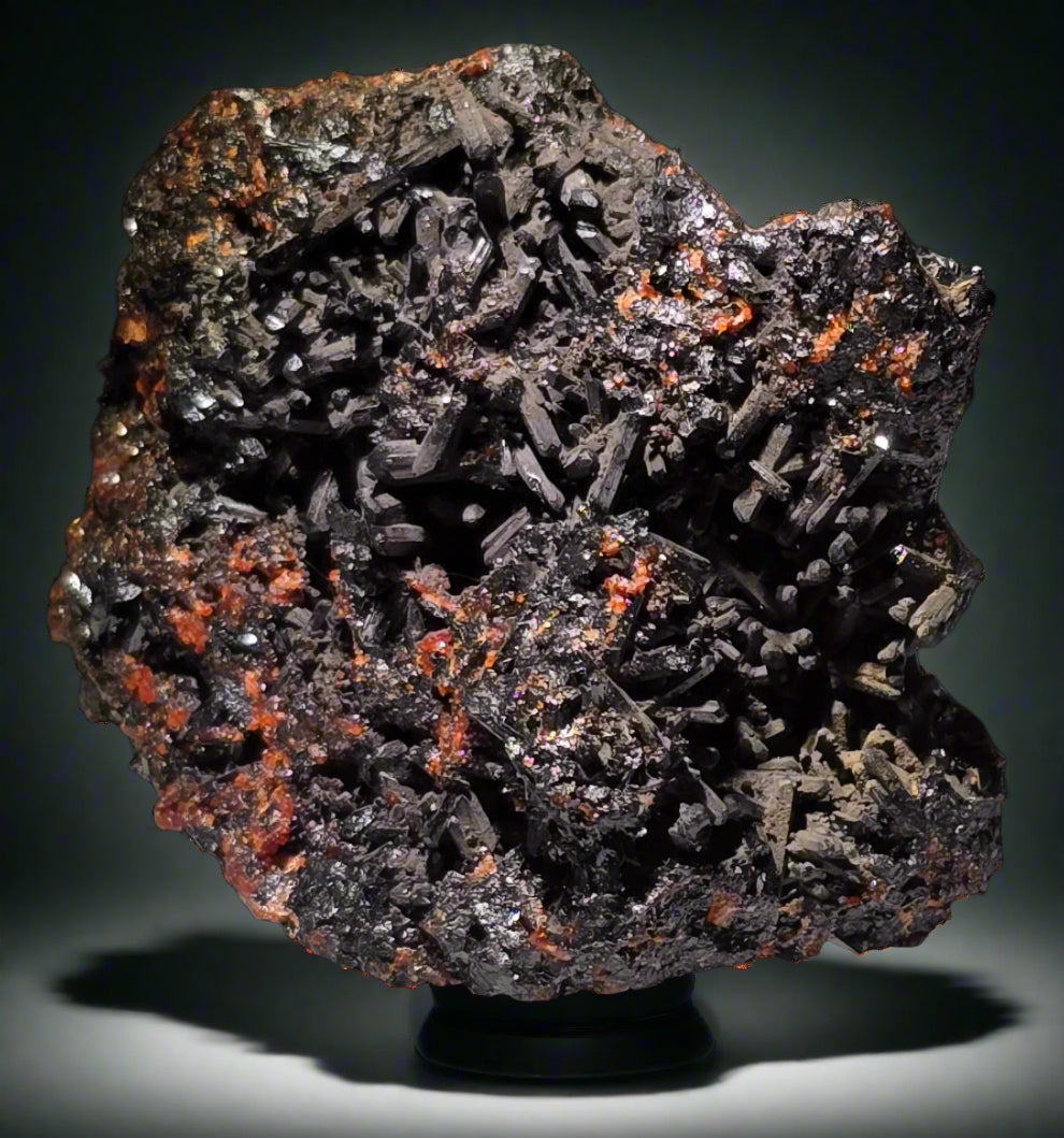 ROMANÈCHITE (PSILOMELANE)  (miniature)