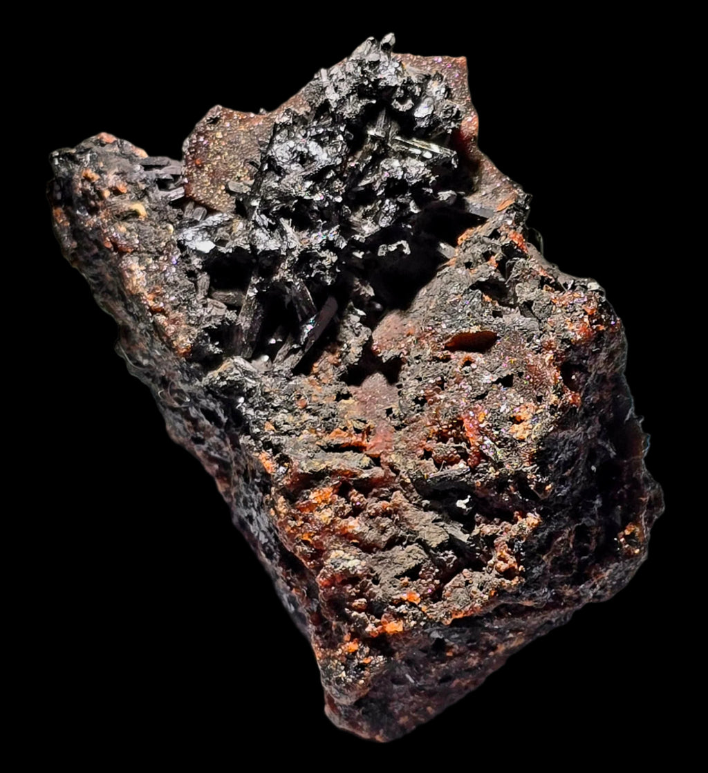 ROMANÈCHITE (PSILOMELANE)  (miniature)