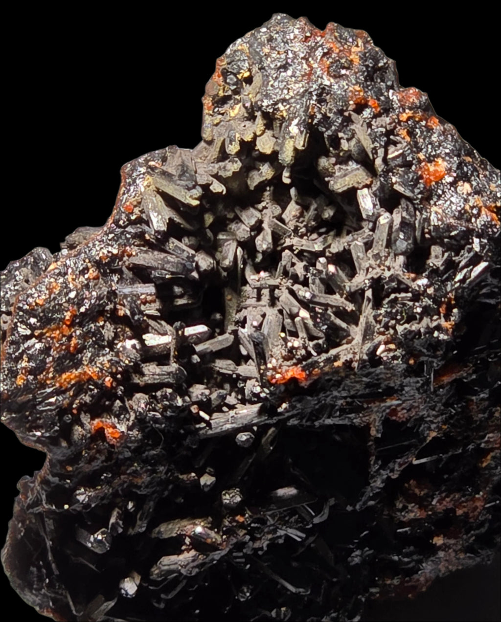 ROMANÈCHITE (PSILOMELANE)  (miniature)