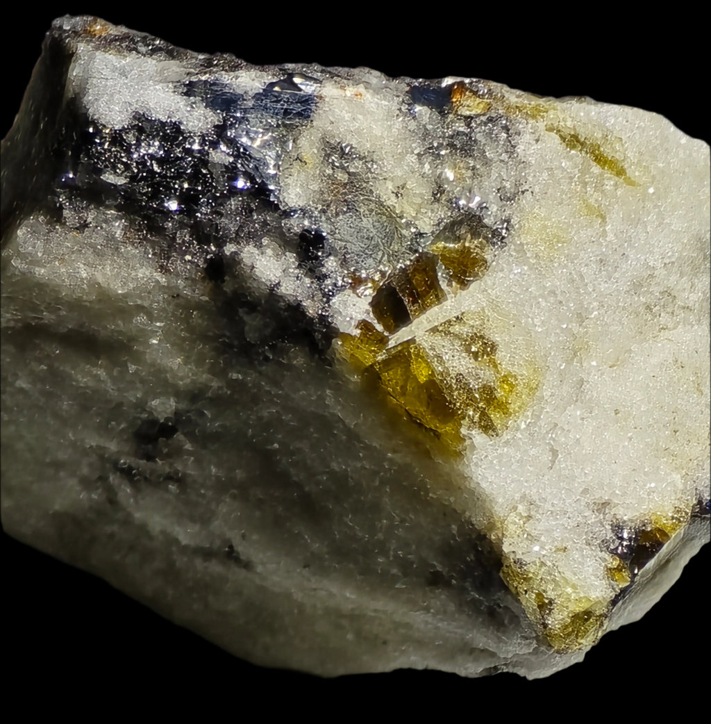 SARTORITE (extremely rare) with TOURMALINE, REALGAR (micro and miniature)