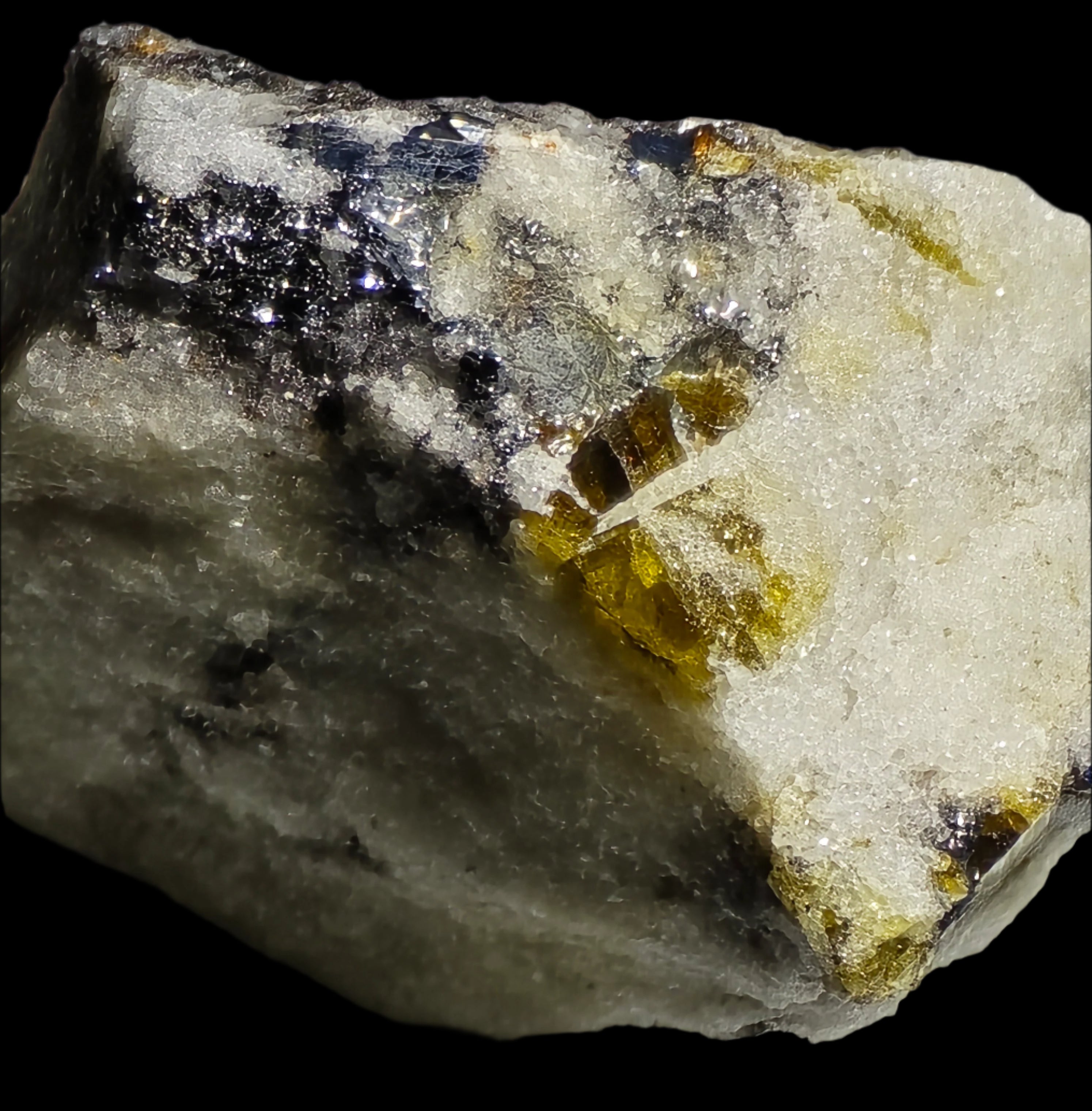 SARTORITE (extremely rare) with TOURMALINE, REALGAR (micro and miniature)