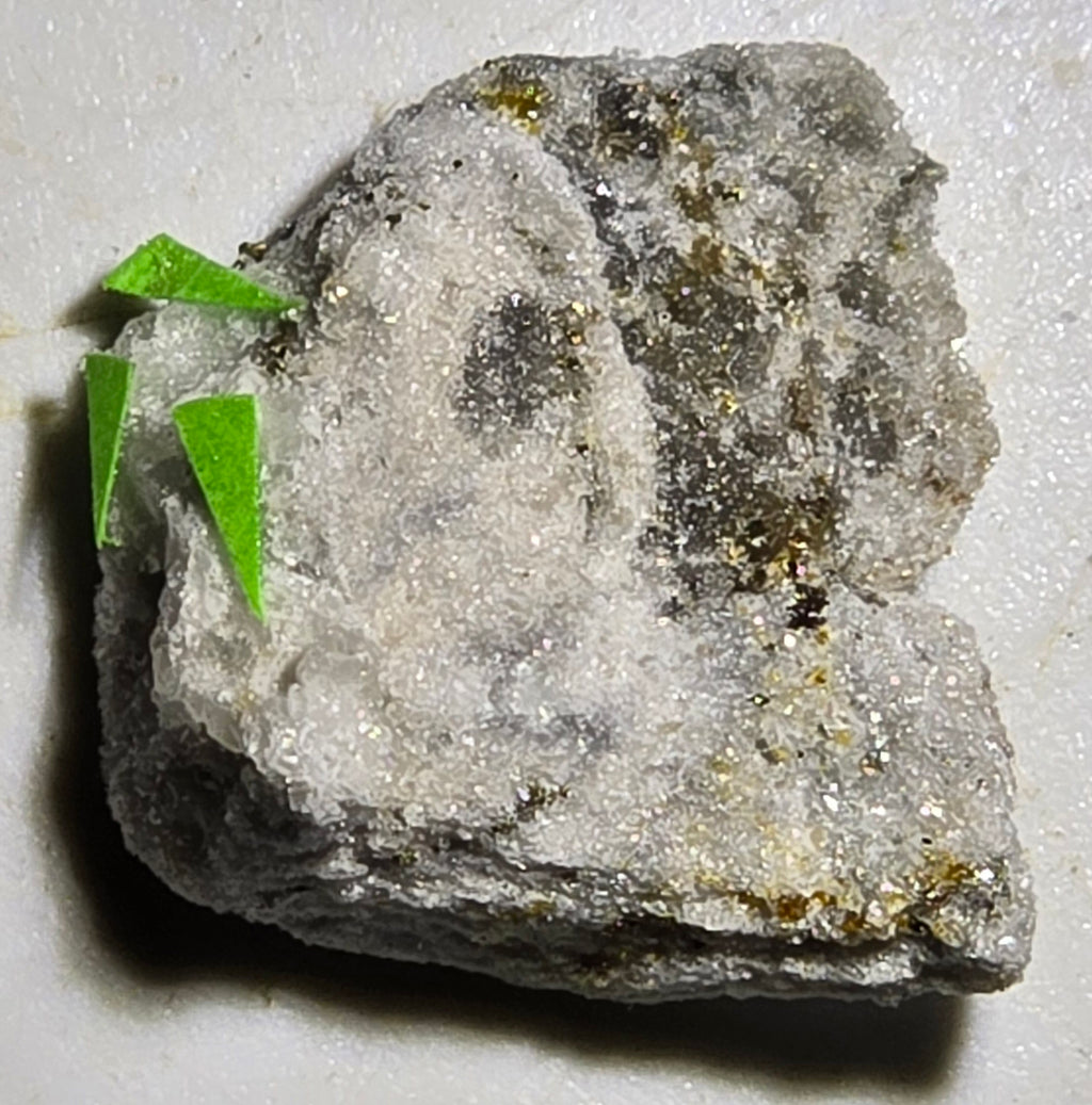 GORCEIXITE with RUTILE (micro and miniature)