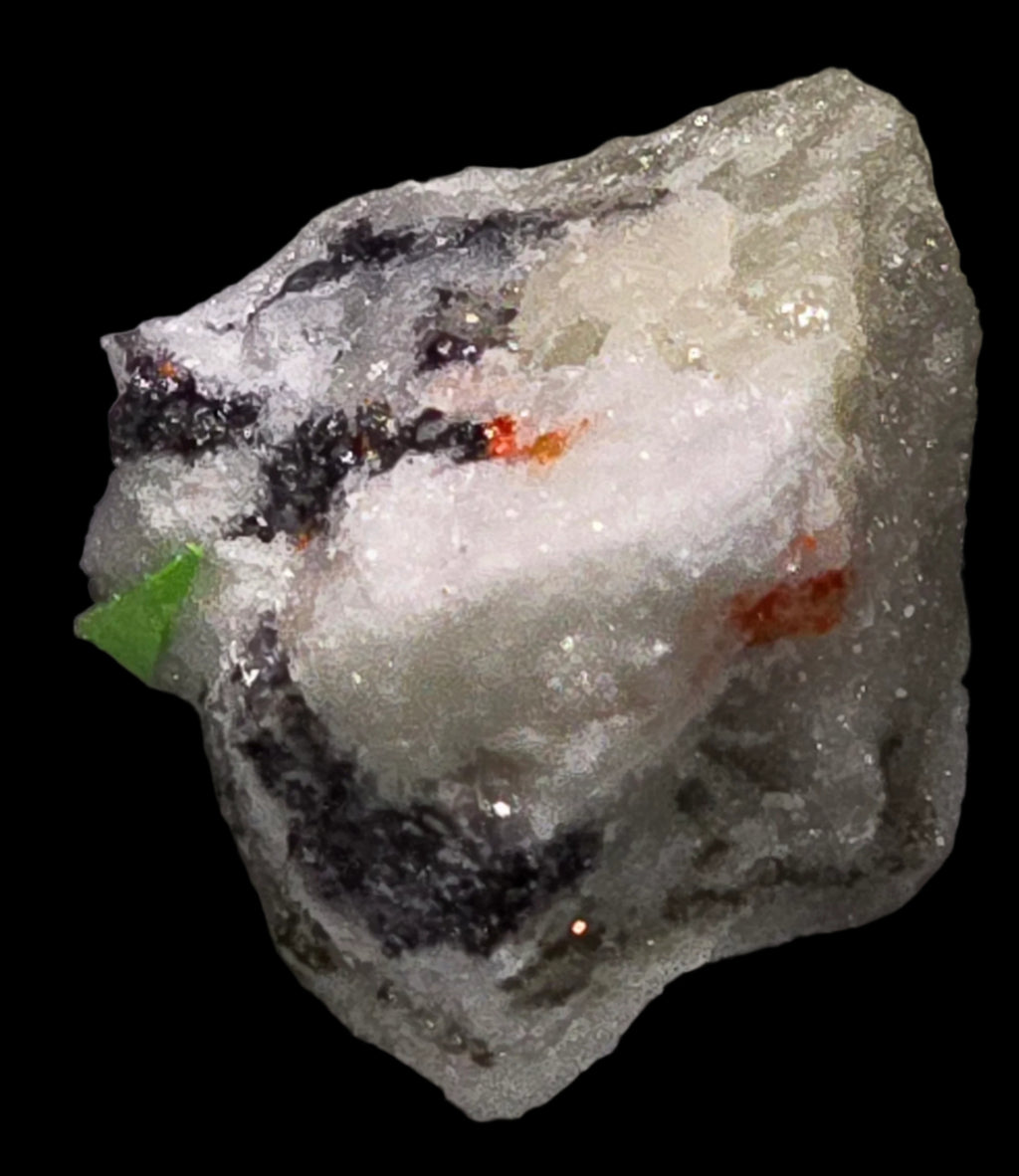 RATHITE (?),DUFRENOYSITE, HUTCHENSONITE, REALGAR (micro and miniature)