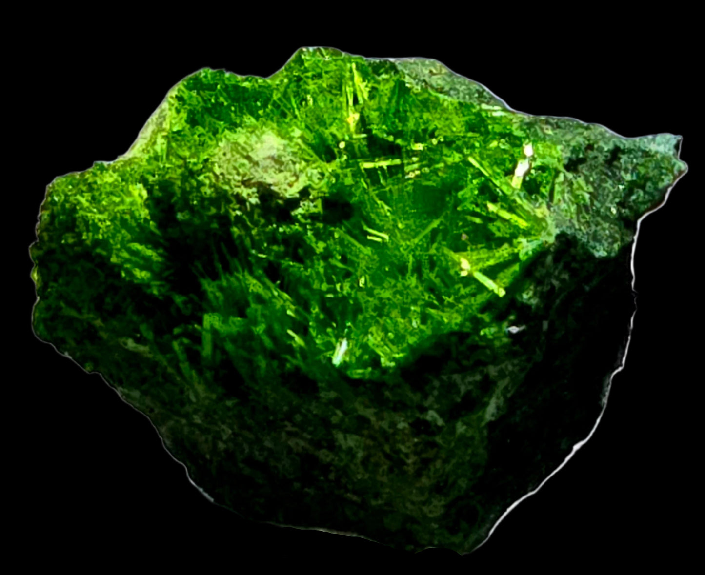 CUPROSKLODOWSKITE (RADIOACTIVE) (miniature)