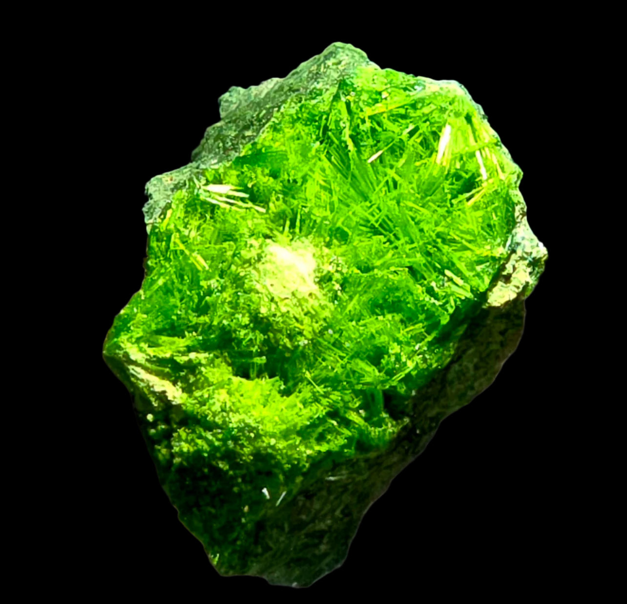 CUPROSKLODOWSKITE (RADIOACTIVE) (miniature)