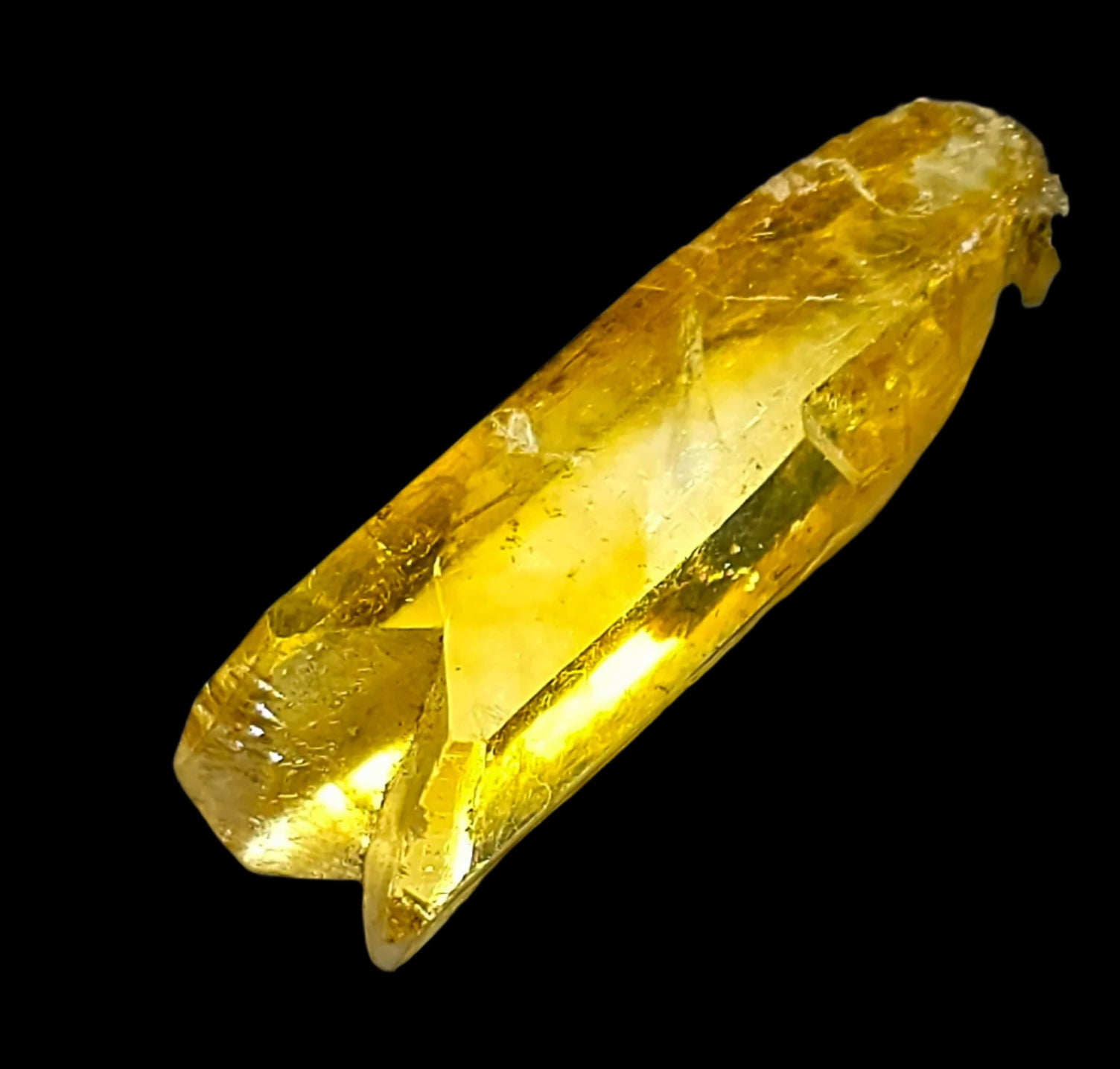 SELENITE, variety of gypsum,  SINGLE CRYSTAL (miniature)