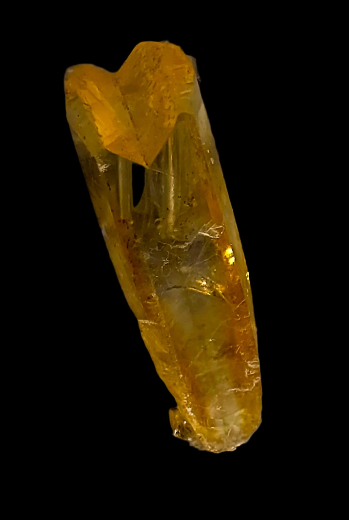 SELENITE, variety of gypsum,  SINGLE CRYSTAL (miniature)