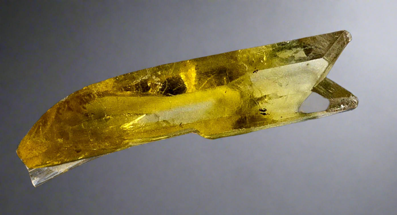 SELENITE variety of gypsum, SINGLE CRYSTAL (miniature)