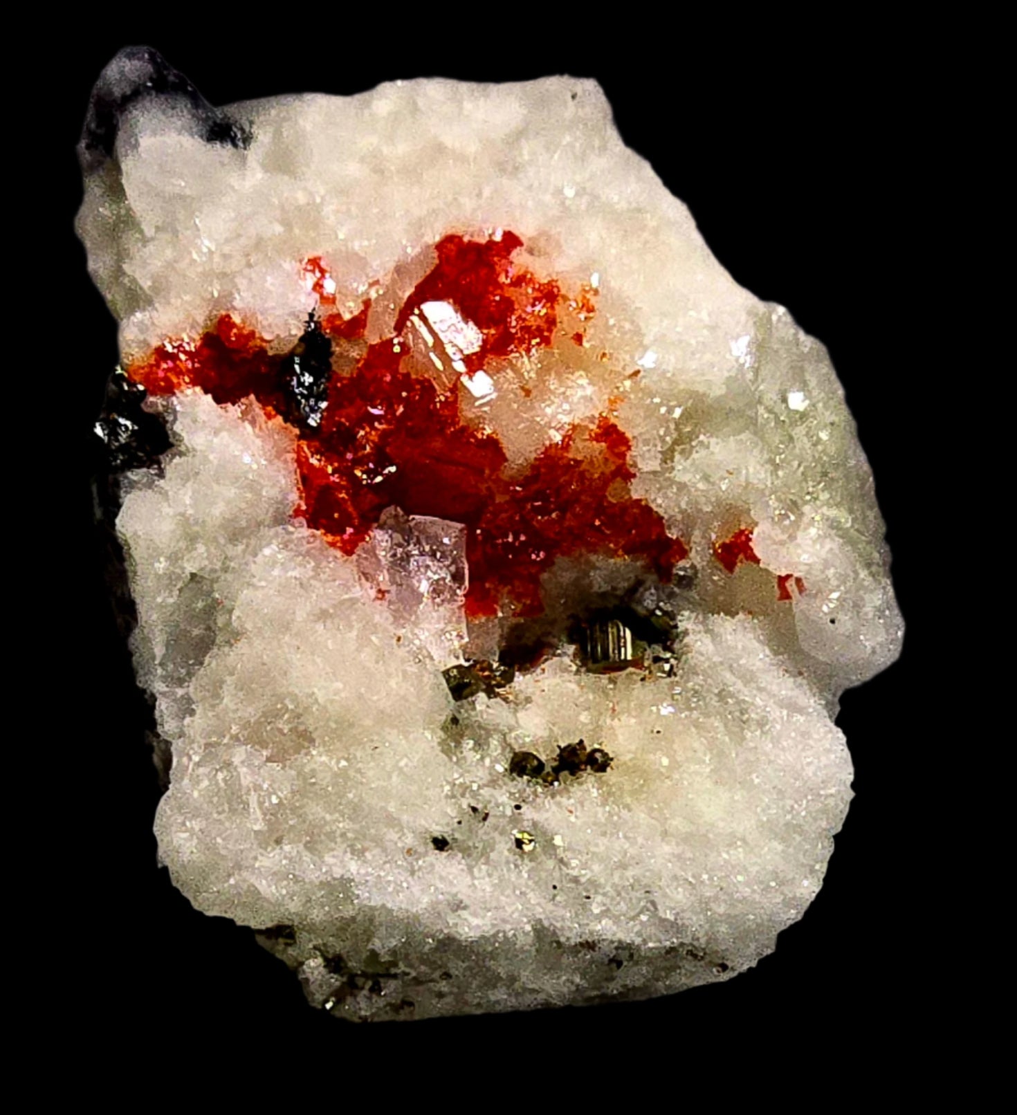 LENGENBACHITE (extremely rare) REALGAR and LIVEINGITE (miniature)