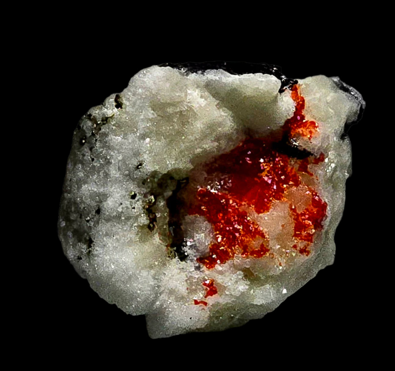 LENGENBACHITE (extremely rare) REALGAR and LIVEINGITE (miniature)