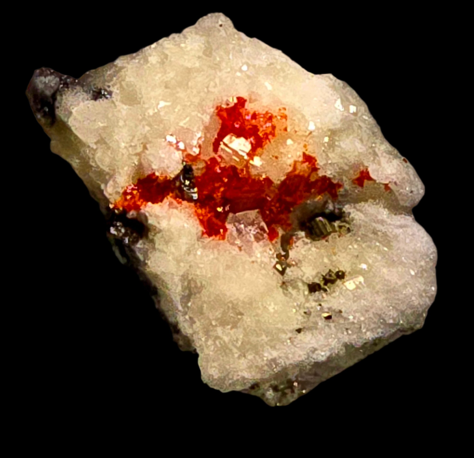 LENGENBACHITE (extremely rare) REALGAR and LIVEINGITE (miniature)